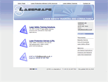 Tablet Screenshot of lasersafe.co.uk