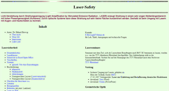 Desktop Screenshot of lasersafe.de