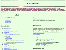 Tablet Screenshot of lasersafe.de